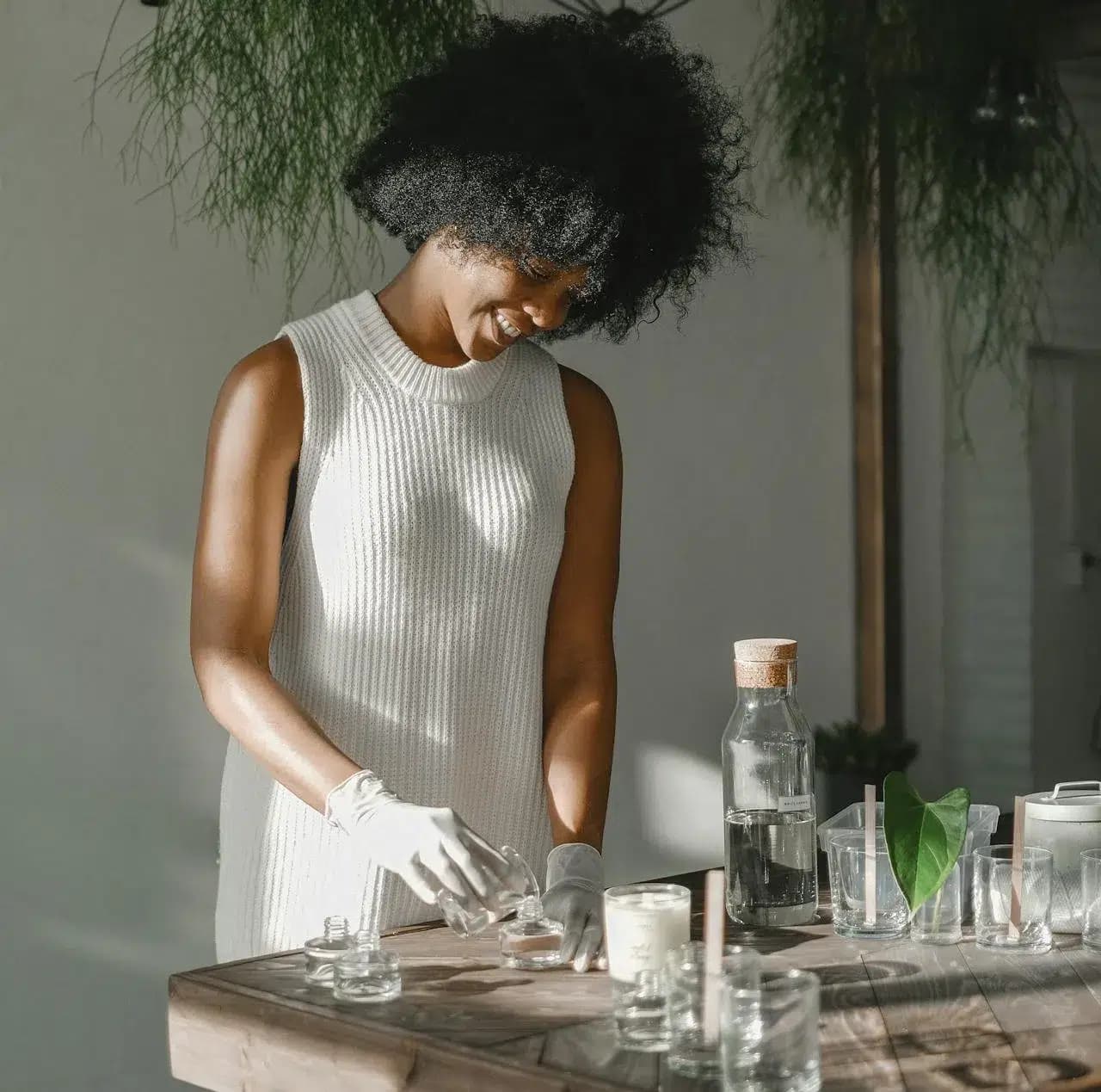 Natural perfume creation